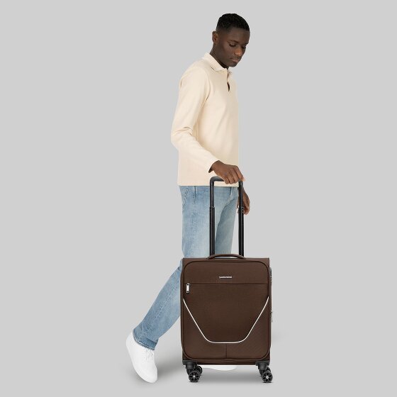 Stratic taska Trolley de cabina de 4 ruedas S 55 cm con pliegue extensible