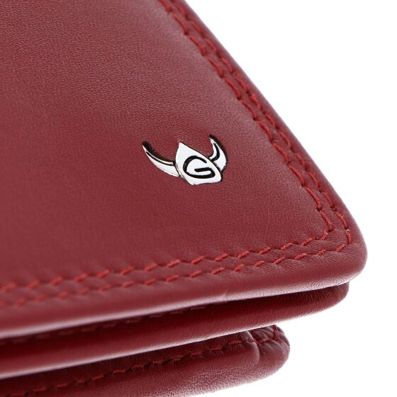 Golden Head Polo Cartera Bloqueo RFID Piel natural 12 cm