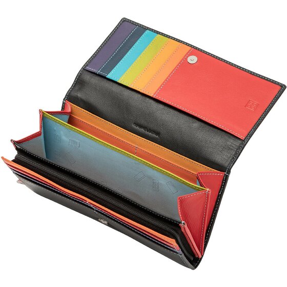 DuDu Cartera de cuero de 19 cm