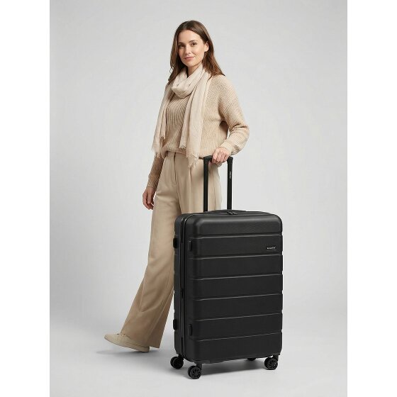 Saxoline Miami 4 ruedas Carrito L 75 cm con pliegue de expansión