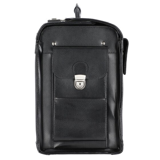 Alassio Maletín de piel para piloto Compartimento para portátil de 49 cm