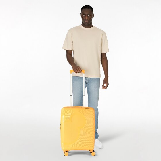 American Tourister Mickey Magic 4 ruedas Carro de la cabina 55 cm con pliegue de expansión
