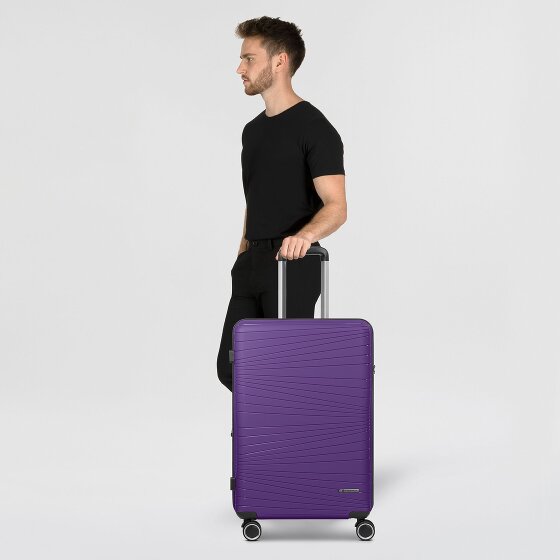 Franky Dallas 3.0 Trolley de 4 ruedas M 65 cm con plegado extensible