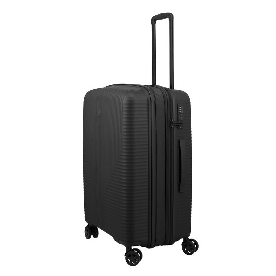 Travelite Air Stripe 4 ruedas Juego de maletas 3 piezas con pliegue de expansión