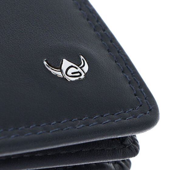 Golden Head Polo Cartera Bloqueo RFID Piel natural 11 cm
