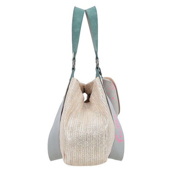 Fritzi aus Preußen Limited Painted Straw Bolsa de hombro 43 cm
