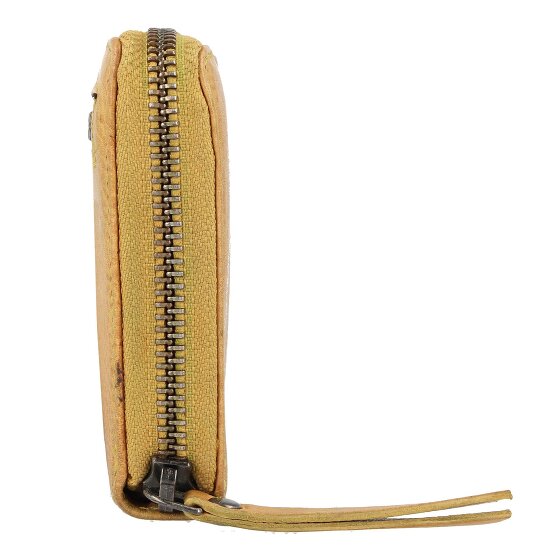 Greenburry Billetera de piel lavada vintage 19 cm