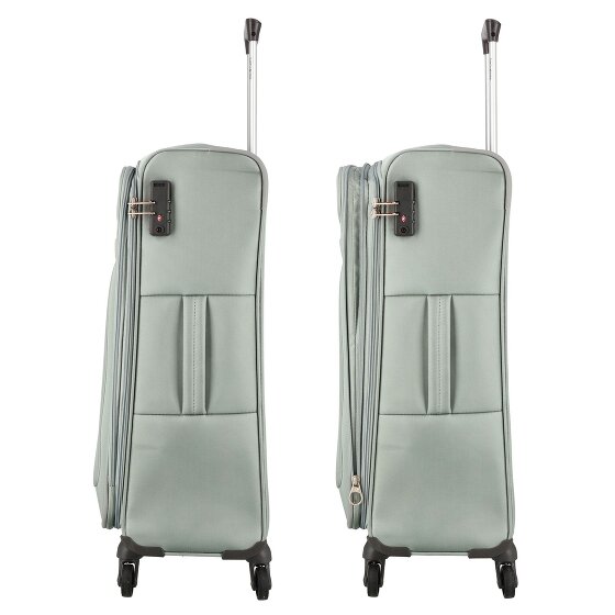 Samsonite Juego de maletas Anafi de 4 ruedas, 3 piezas con plegado extensible, superligeras