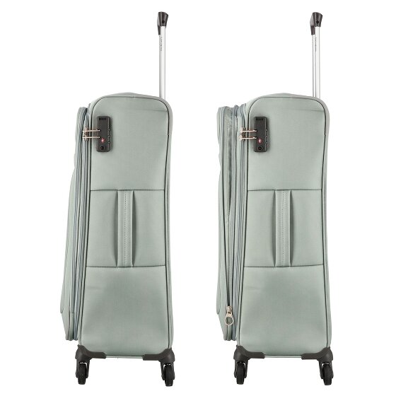 Samsonite Juego de maletas Anafi de 4 ruedas, 3 piezas con plegado extensible, superligeras