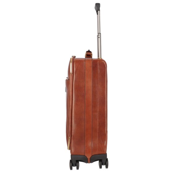 The Bridge Trolley de cabina de cuero de 4 ruedas Viaggio 53 cm