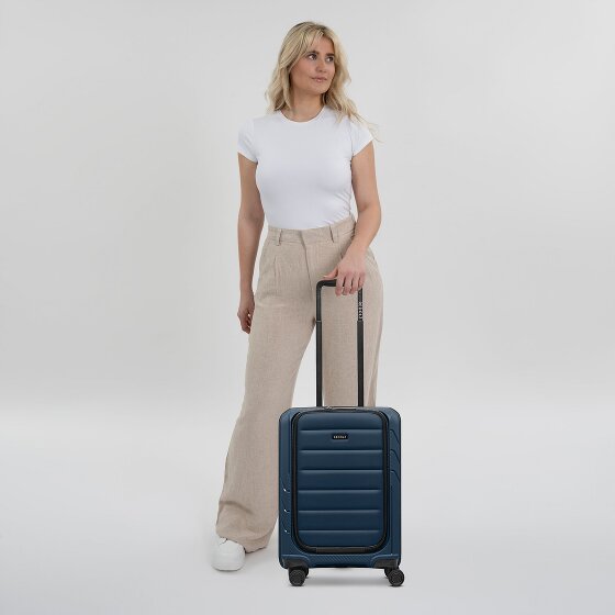 Redolz Trolley de cabina Essentials 17 de 4 ruedas Compartimento para portátil con bolsillo blando de 55 cm