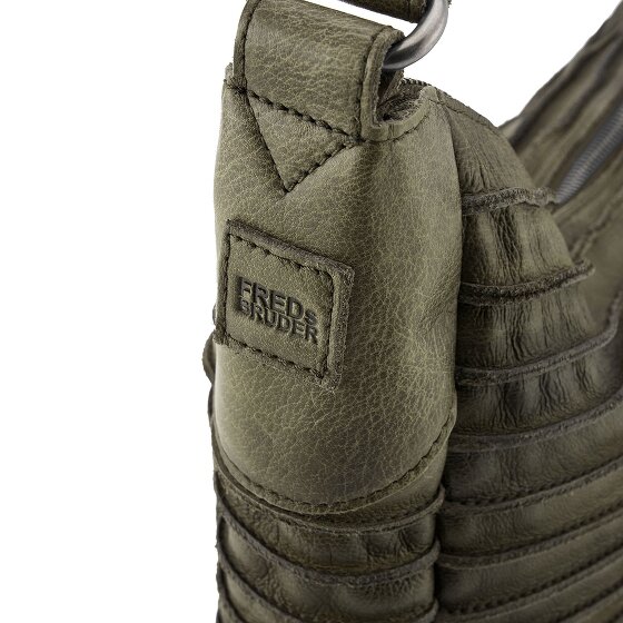 FredsBruder Bolso de hombro de piel de animal S acanalado 33 cm