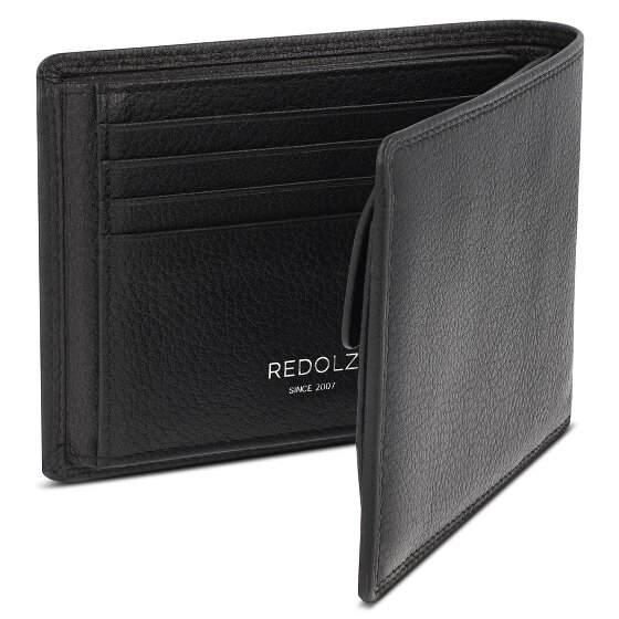 Redolz Cartera de piel Essentials QF RFID 12 cm desplegable