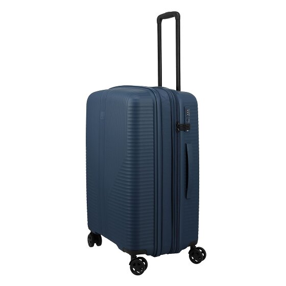 Travelite Air Stripe 4 ruedas Juego de maletas 3 piezas con pliegue de expansión