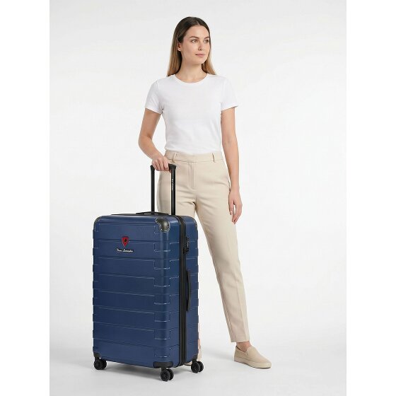 Tonino Lamborghini Trolley Milano de 4 ruedas XL 83 cm tamaño especial con pliegue extensible