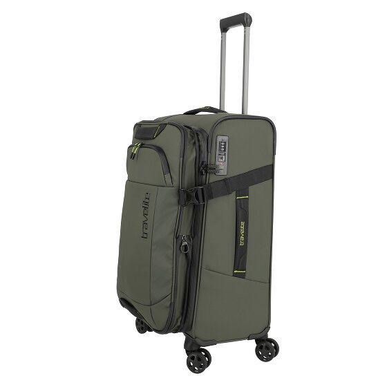 Travelite Briize 4 ruedas Juego de maletas 3 piezas con pliegue de expansión