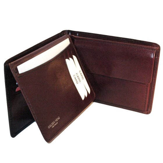 Golden Head Cartera Colorado de cuero RFID 12 cm