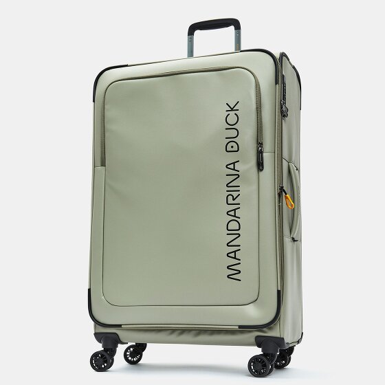Mandarina Duck Eco Coated 4 ruedas Carrito L 78 cm con pliegue de expansión