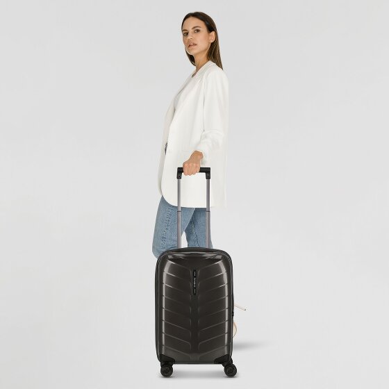 Samsonite Attrix 4 ruedas Carro de la cabina 55 cm con pliegue de expansión