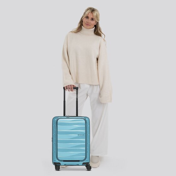 Bergpfeil Travel 4 ruedas Carro de la cabina 55 cm Compartimento para el portátil con pliegue de expansión