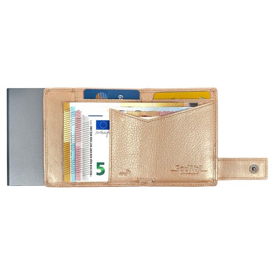 SecWal Tarjetero billetero RFID piel 9,5 cm
