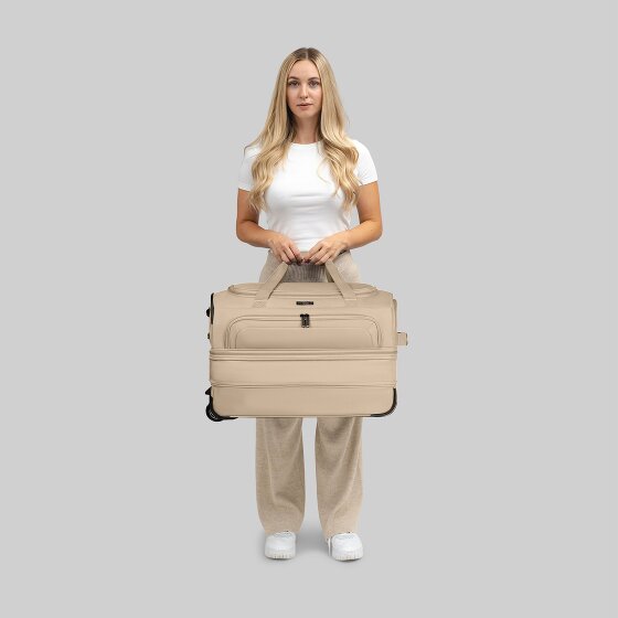 Redolz Bolsa de viaje Duffle Essentials de 2 ruedas 55 cm M con solapa de expansión