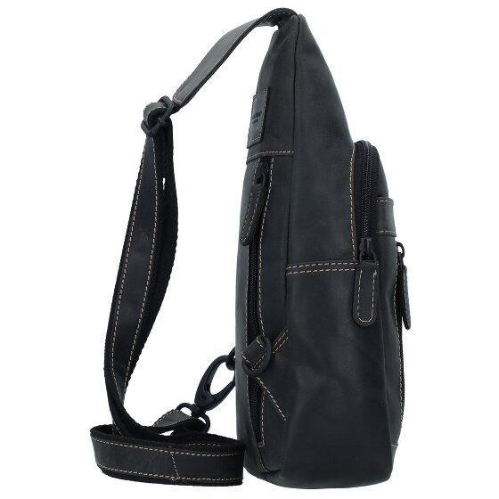 Jack Kinsky Baltimore 17 Bolsa de hombro de cuero 30 cm