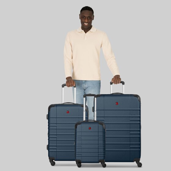 Wenger Amplar Evo 4 ruedas Juego de maletas 3 piezas con pliegue de expansión