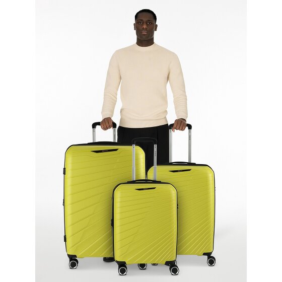 Benzi 5808 4 ruedas Juego de maletas 3 piezas con pliegue de expansión