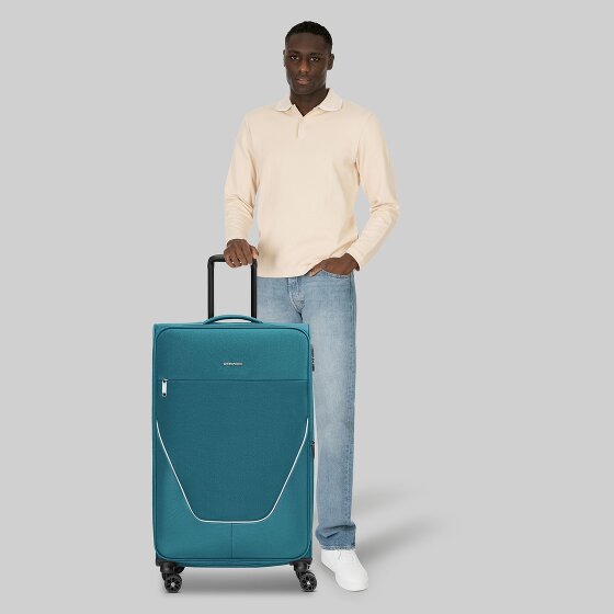 Stratic taska Trolley de 4 ruedas L 76 cm con pliegue extensible