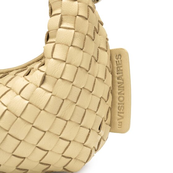 LES VISIONNAIRES Greta Micro weave Bolso Piel 20 cm