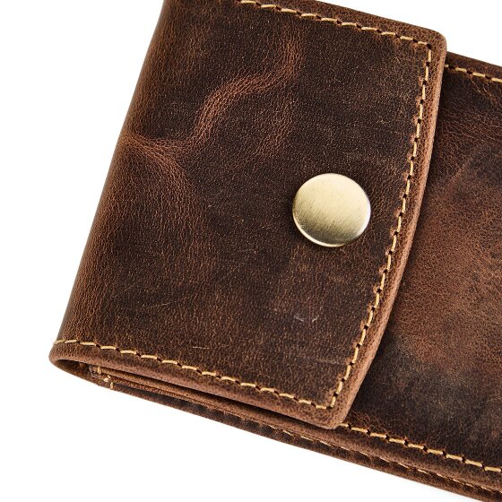 Greenburry Vintage Estuche para tarjetas de crédito Protección RFID Piel 7 cm