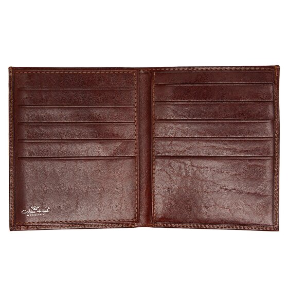 Golden Head Billetera Colorado de cuero RFID 10 cm
