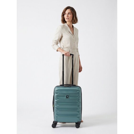 Delsey Paris Meteor 4 ruedas Trolley de cabina 55 cm Con asa expansible
