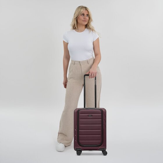 Redolz Trolley de cabina Essentials 17 de 4 ruedas Compartimento para portátil con bolsillo blando de 55 cm