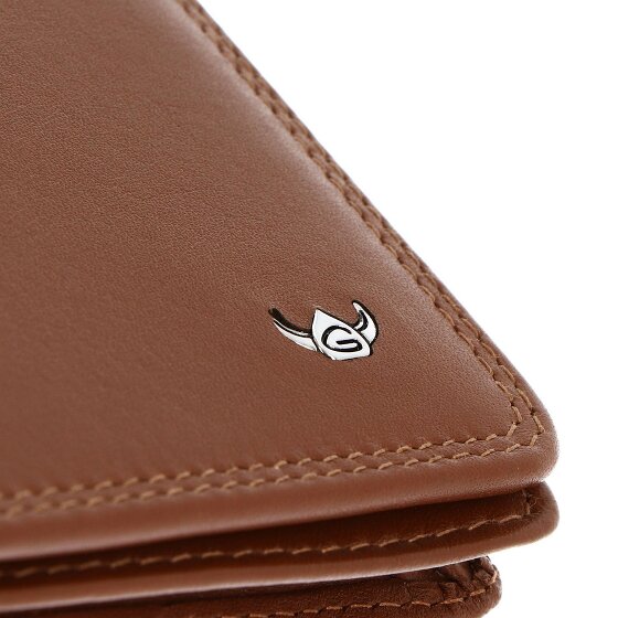 Golden Head Polo Cartera Bloqueo RFID Piel natural 13 cm