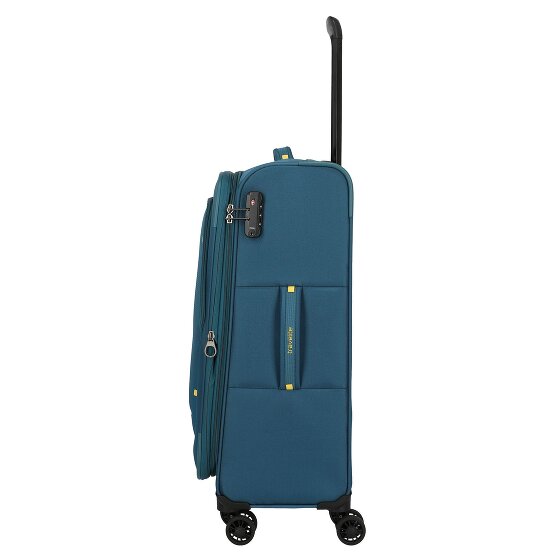 Travelite Umbria 4 ruedas Juego de maletas 3 piezas con pliegue de expansión