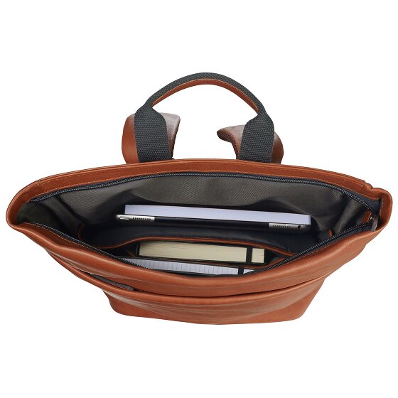 Leonhard Heyden Mochila Hamburgo Piel 46 cm Compartimento para portátil