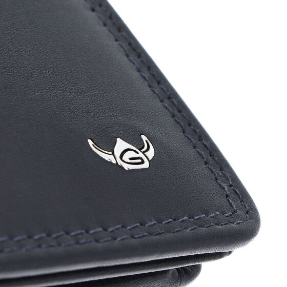 Golden Head Polo Cartera Bloqueo RFID Piel natural 12 cm