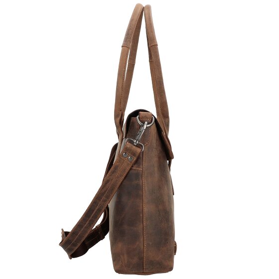 Plevier Retro Lamarr Bolsa de hombro Piel 45 cm Compartimento para el portátil