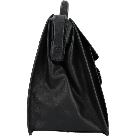 Piquadro Maletín Cuadrado Negro Piel 37 cm