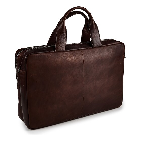 Plevier Jimmy Maletín Piel natural 31 cm Compartimento para laptop