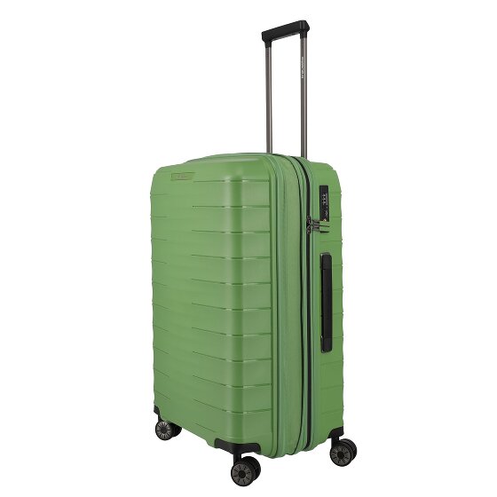 Travelite Mooby 4 ruedas Juego de maletas 3 piezas con pliegue de expansión