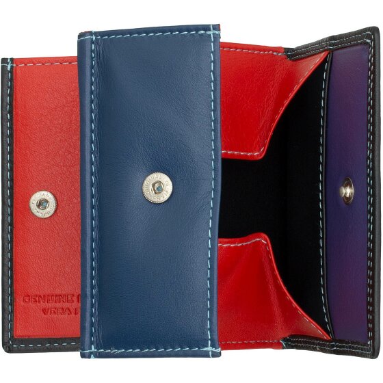 DuDu Cartera de cuero de 9,5 cm