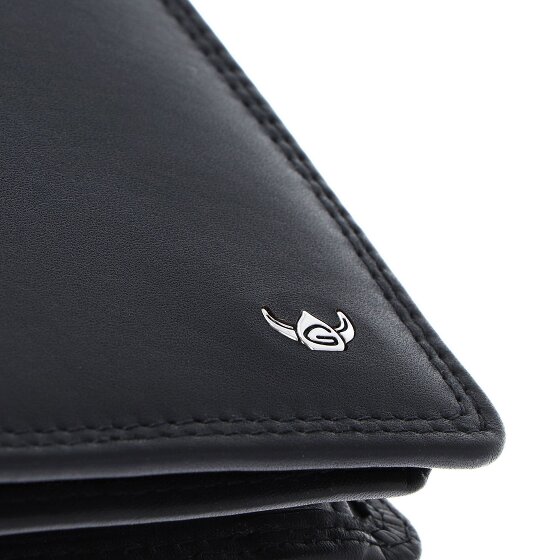 Golden Head Polo Cartera Bloqueo RFID Piel natural 12 cm
