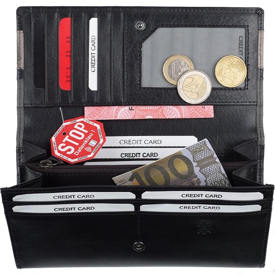 Bench Billetera de cuero RFID 18,5 cm