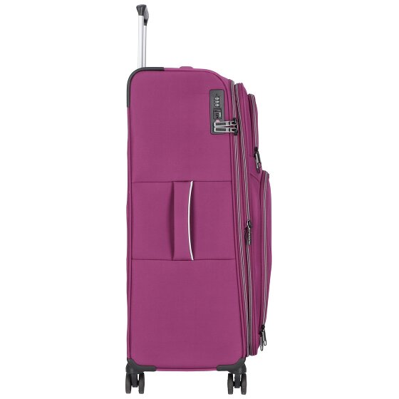 d&n Travel Line 9204 4 ruedas Carrito L 76 cm con pliegue de expansión