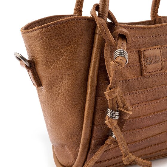 FredsBruder Layer Bolsa de hombro Mini Bag Piel natural 17 cm