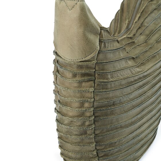 FredsBruder Bolso de hombro de piel de animal S acanalado 33 cm