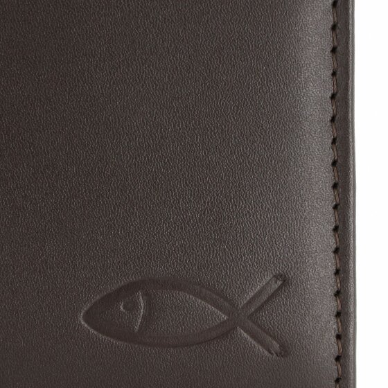 oxmox Leather Cartera Bloqueo RFID Piel natural 10 cm